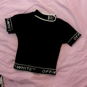 Off white crop top